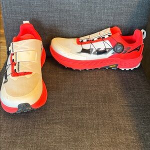 Altra Red and Cream Athletic Shoes-Timp 5 Boa